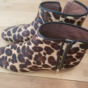 Louise et Cie Lepoard Calf hair booties..11
